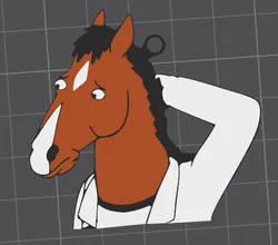 horse bojack fan art
