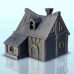 Miniature Games & Accessories STL indir - Traditioneel huis 6 - miniaturen warhammer terrein scenery - Hartolia Miniatures