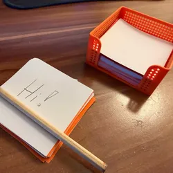 Notepad stand