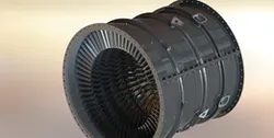 Orenda 9/10 jet engine compressor casing
