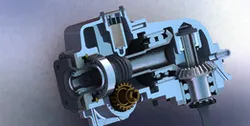 Orenda 9/10 jet engine Oil pump gear box