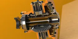 Orenda 9/10 jet engine power take off gearbox