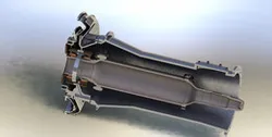 Orenda 9/10 jet engine rear bearing assembly