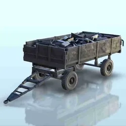 Other STL Descărcare - Cărucior de bușteni din lemn - miniaturi warhammer peisaj teren - Hartolia Miniatures