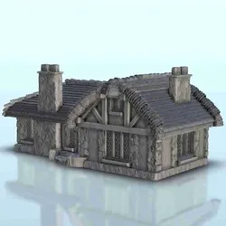 Other STL Download - Medieval stone house 8 - miniatures warhammer terrain scenerby Hartolia Miniatures