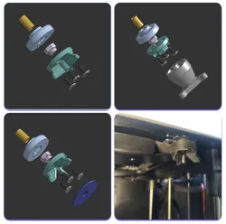 Qidi Plus 4 Bed locking thumb nut