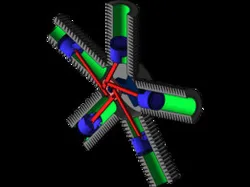 Radial Five Cylinder Engine working model