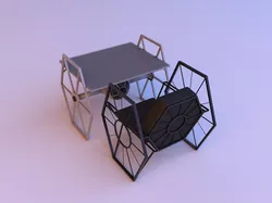 scifi future furniture set