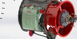 Viper 8 Jet engine oil tank