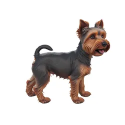Yorkshire Terrier Figurine – 3D Printable Tiny Dog Model