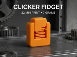 clicker fidget - Modelo de impresión 3D gratuito