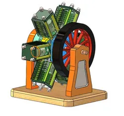 Cylinder Radyal Engine