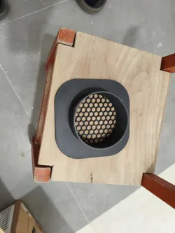 Hexagonal vent cover 100mm(no screws)
