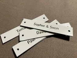 Nameplate for apartment mailboxes (parametric)