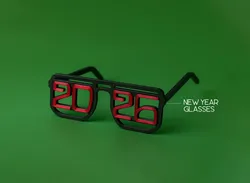 New Year Glasses — Scarlet Black
