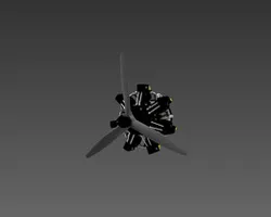 Radial Aircraft Engine (work in progress)