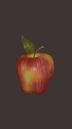 red apple