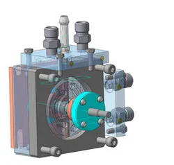 Rotating valve  to create a sinusoidal movement