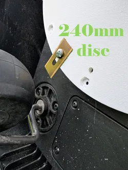 Segway Navimow i105 or i110 Large Cutting Disc for less edging