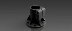 Shaft supporting flange