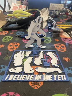 The Yeti - a Cryptid Kit Card