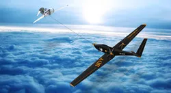 ЩУР - UAV for wired charging electric aircraft in flight (AIRBUS in comatose :)