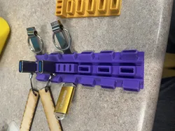 Angled USB and USBC thumb drive organizer