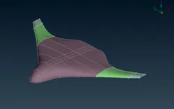 Blended Wing Body - Cleaned CAD for CFD analysis