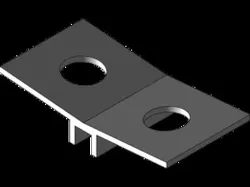 bracket for wing with 5 degree of dehidral