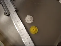 Double gear wheel