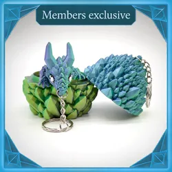 Dragon Egg 12 - Crystal Egg Keychain!