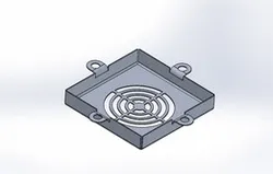Fan cover sheet metal design