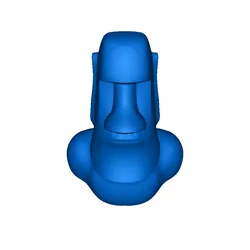 Fișiere pentru imprimante 3D | Fișier 3MF | statuie moai mediu