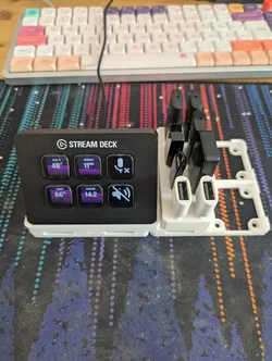 Gridfinity Streamdeck Mini + USB Combo