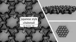 Japanese style Chainmail ( Fabric )