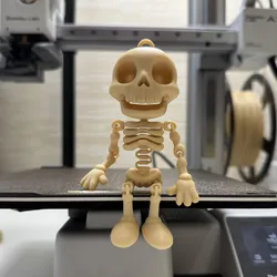 Jolly Skeleton – Articulated, Bouncy, Flexi, Rattly, 3D Printable Fun Buddy
