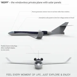 ‘MDPP’ – the windowless private plane with Solar Panels