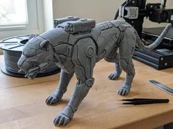 Mecha Panther Pantera Mecánica - Modelo de impresión 3D gratuito