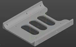 mount hdd/ssd 2.5 in 3.5 slot