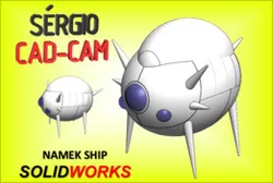 Nave Espacial Namek DBZ - Sérgio CAD CAM