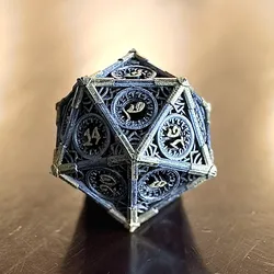 Ornate D20 - 100mm DnD Die