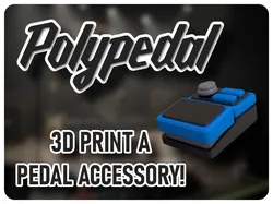 Polypedal - 3D Printed Pedal Accessory