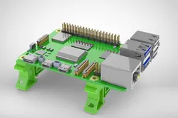 Raspberry Pi 5 DIN rail assembly