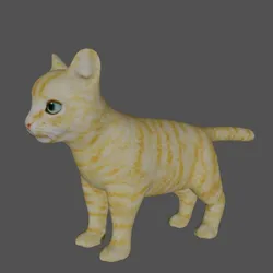 rigged kitten cat