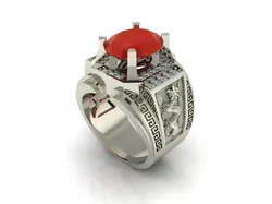 ring men 3D Print Model in Rings 366667