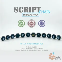 Script Chain MEGA-Pack - Fidget Keychain [Private Use Only]