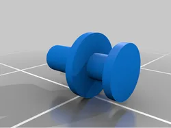 Slot car guide pin replacement