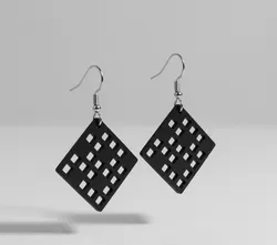 Square earrings