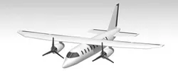 Twin Turbo-prop STOL Utility Aircraft