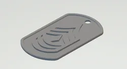 USMC First Sergeant Rank Dog Tag